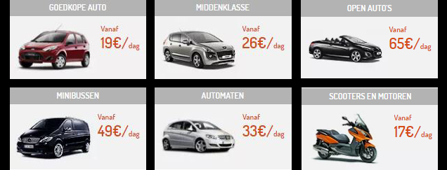 auto verhuur voorbeelden 2